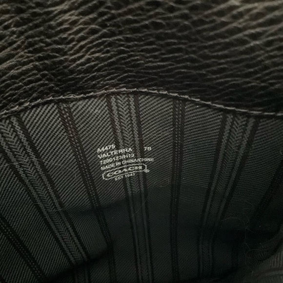 Coach Black Combat Moto Boots with Silver Accents - Picture 10 of 12